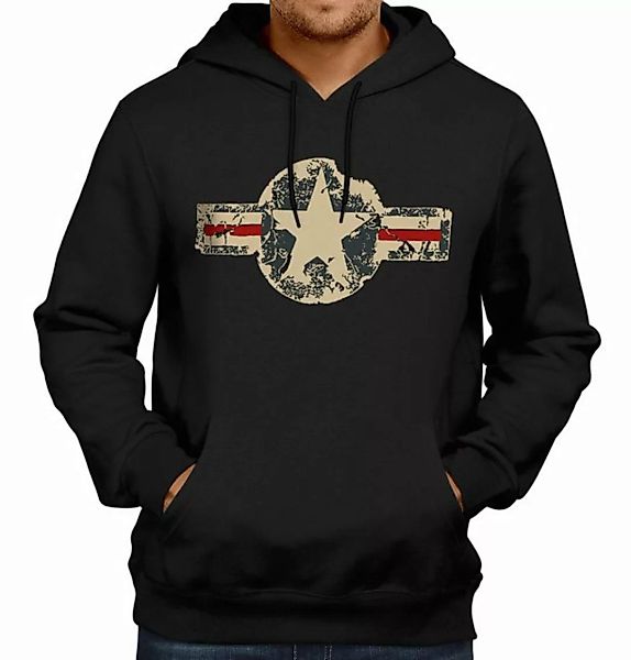 GASOLINE BANDIT® Kapuzensweatshirt für US Army Fans: USAF Print günstig online kaufen