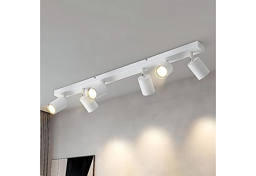 Nettlife Deckenstrahler Weiß Wohnzimmer 1/2/3/4/5/6 Flammig GU10 Deckenspot günstig online kaufen