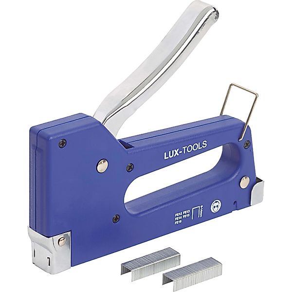 LUX-TOOLS Handtacker für Feindrahtklammern 6 mm - 14 mm Kunststoff günstig online kaufen