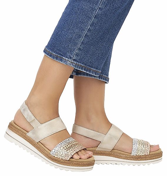 Remonte ELLE-Collection Keilsandalette, Sommerschuh, Sandale, Keilabsatz, günstig online kaufen