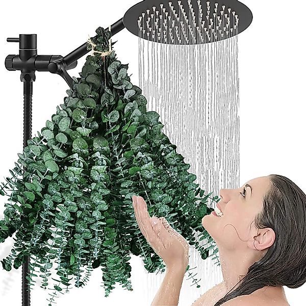 Kunstblumenstrauß Eukalyptus Getrocknet 43cm Natürliche Trockenblumen, günstig online kaufen