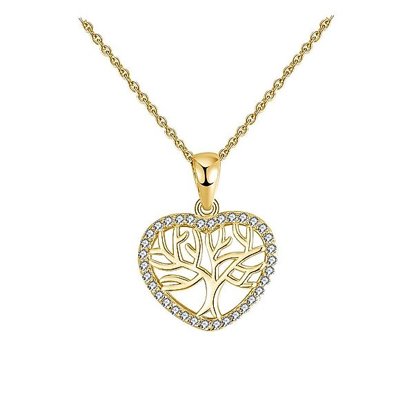 Suzan Gold Kette mit Anhänger Heartroots günstig online kaufen