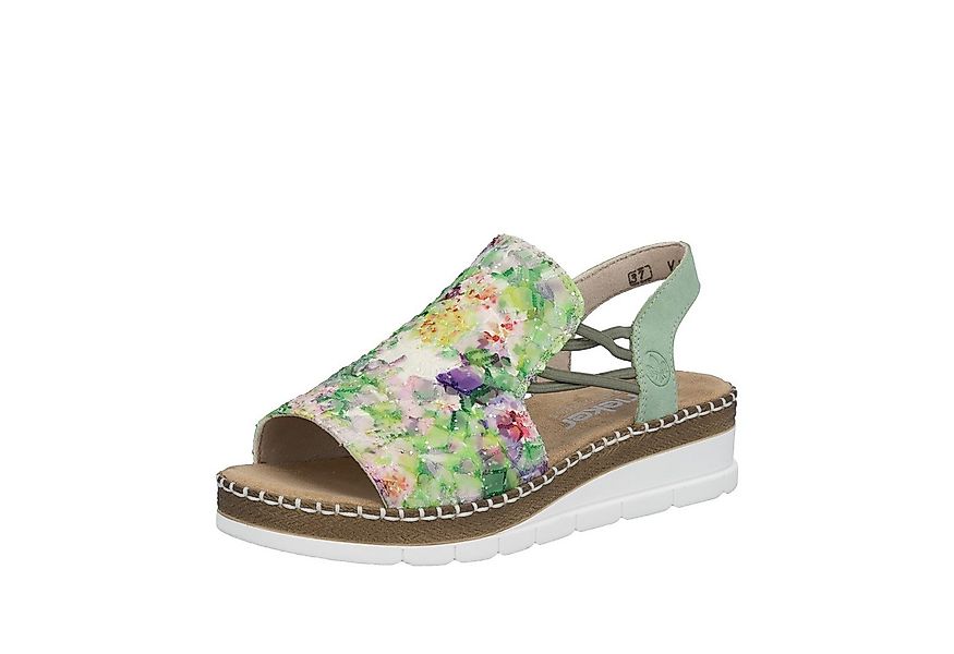 Rieker Sandale Sommerschuh, Sandalette, Keilabsatz, in modischer Optik günstig online kaufen