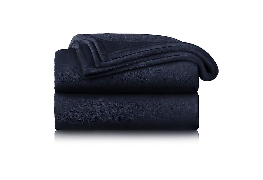 Wohndecke Kuschelige Fleecedecke, Oeko-Tex zertifizierte Decke, Blumtal günstig online kaufen