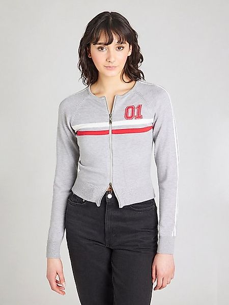 Motel Strickjacke Binta (1-tlg) Seitenstreifen günstig online kaufen