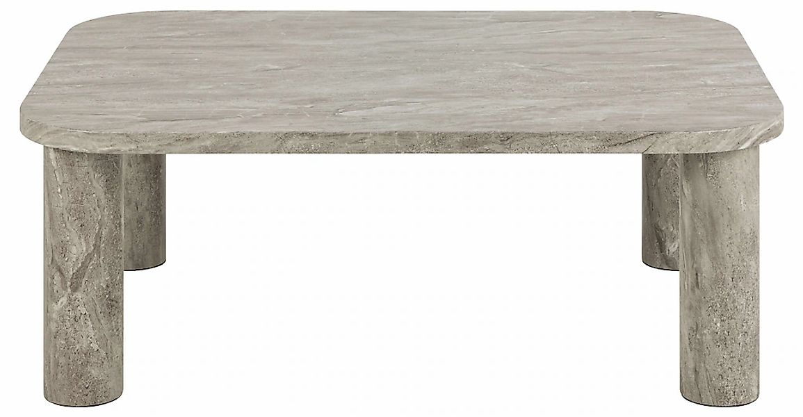 ACTONA GROUP Couchtisch "Solano", Couchtisch, grau Mamor River rau Papier, günstig online kaufen