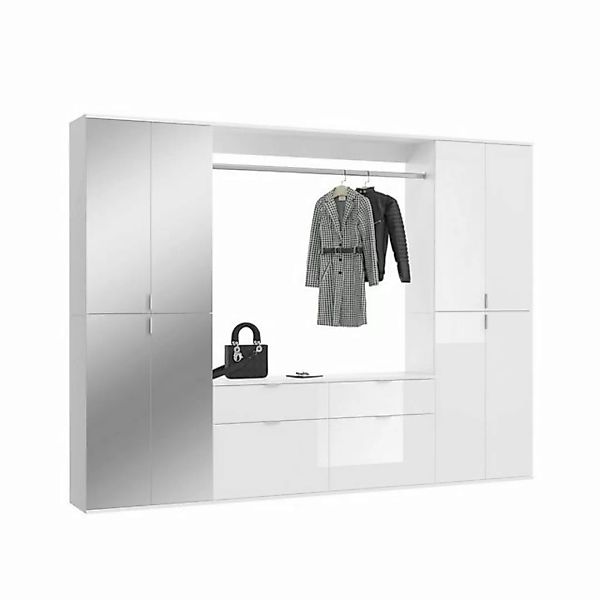 ebuy24 Kleiderschrank ProjektX Garderobenaufstellung 10 Türen, 2 Schubla günstig online kaufen