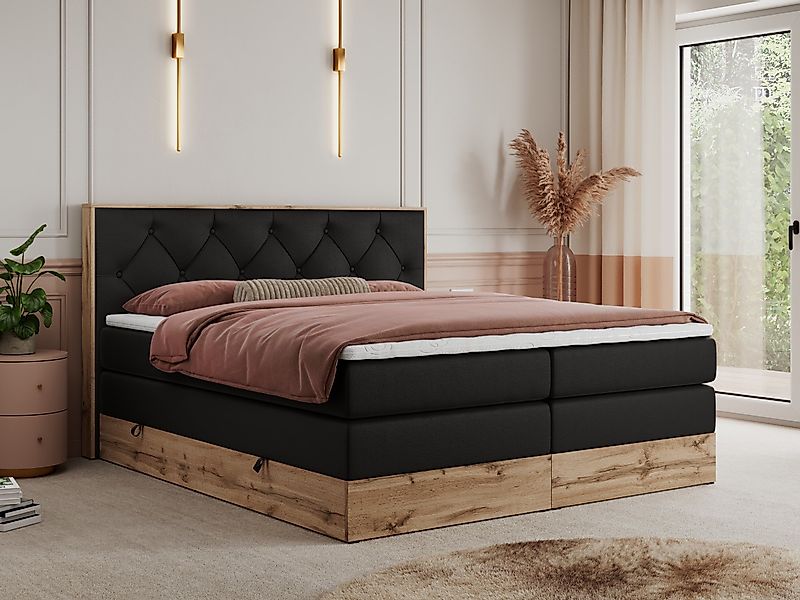MKS MÖBEL Boxspringbett VENETO KING (Doppelbett, günstig online kaufen