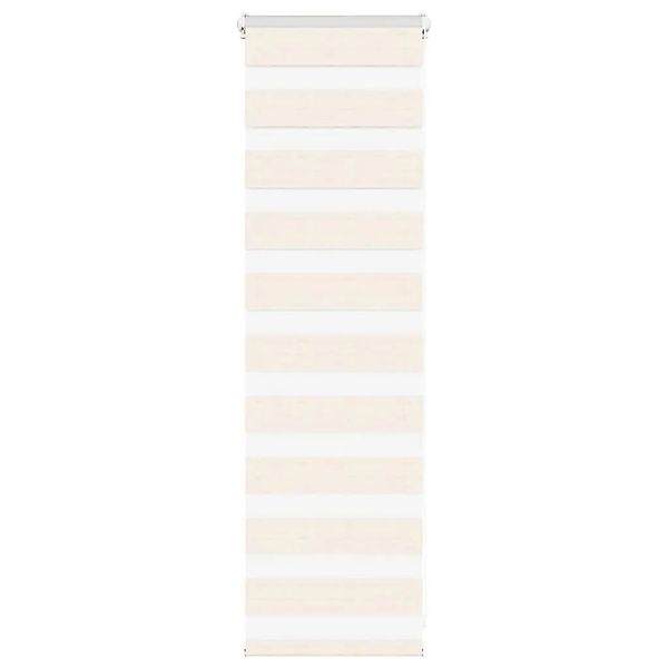 vidaXL Doppelrollo Marmorbeige 45x100 cm Stoffbreite 40,9 cm Polyester 4014 günstig online kaufen