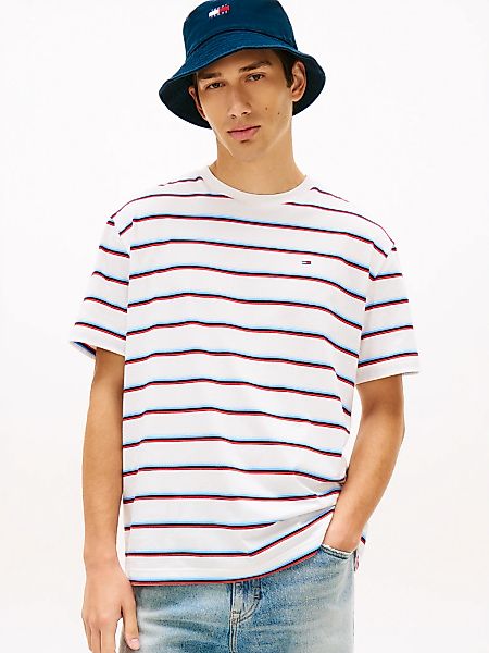 Tommy Jeans T-Shirt "RELAXED STRIPE" Relaxed fit mit Streifenmuster günstig online kaufen