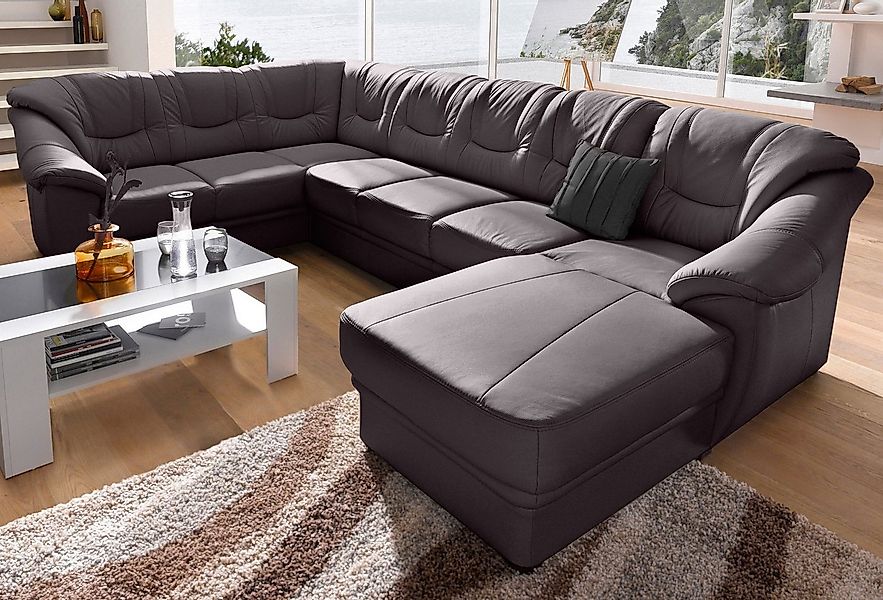 sit&more Wohnlandschaft "Savona U-Form, B: 320 cm" optional Bettfunktion, F günstig online kaufen