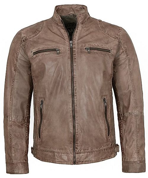 Maddox Lederjacke Alessio MADDOX - Herren Lederjacke Lammnappa taupe günstig online kaufen