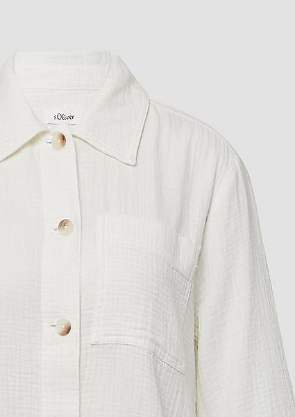 s.Oliver Funktionsjacke Blusen-Overshirt aus Musselin günstig online kaufen
