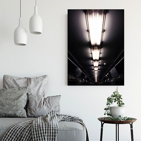 queence Acrylglasbild »Licht im Zug«, Kunst-Züge-Zugbilder, Fine Art-Print günstig online kaufen