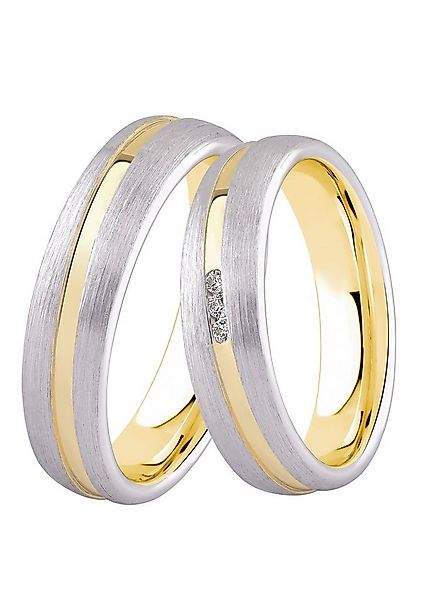 DOOSTI Trauring Schmuck Geschenk Silber 925 Trauring Ehering Partnerring LI günstig online kaufen