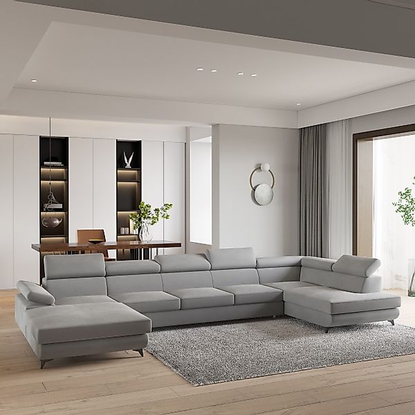Masseno Ecksofa MONTIVA mit Schlaffunktion U-Form, günstig online kaufen