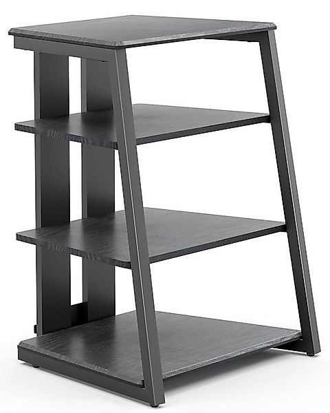 FITUEYES TV-Regal, HiFi Rack TV Rack aus Holz und Metall, 610x518x780mm günstig online kaufen
