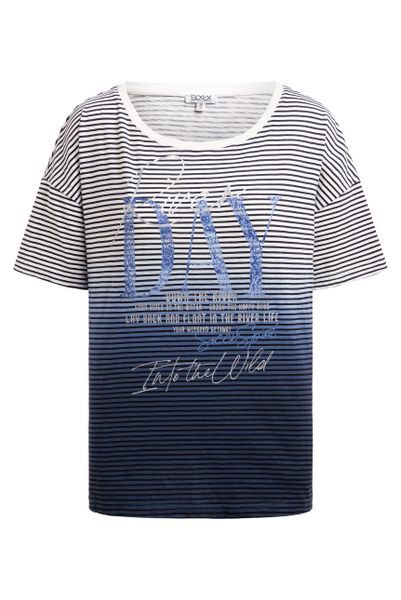 SOCCX Rundhalsshirt mit Farbverlauf günstig online kaufen