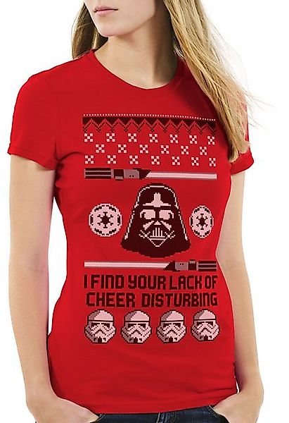 style3 T-Shirt Lichtschwert Ugly Sweater star vader sith wars pulli weihnac günstig online kaufen