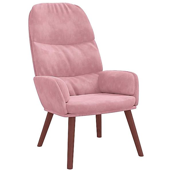 vidaXL Sessel Relaxsessel Rosa Samt (1-St) günstig online kaufen