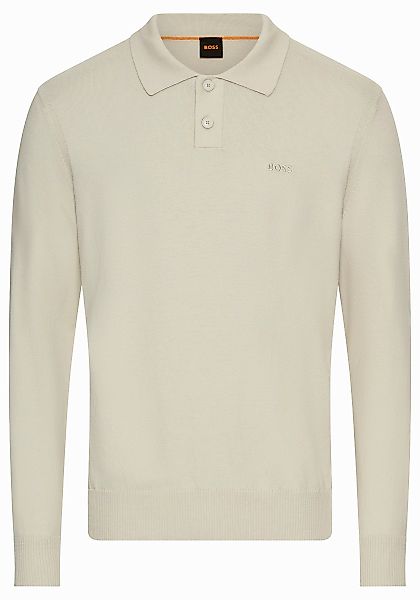 BOSS ORANGE Polokragenpullover Asac mit Logo-Stickerei günstig online kaufen