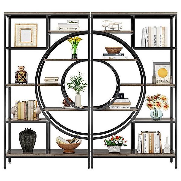 Tribesigns Bücherregal Tribesigns 179cm Geometrisches Bücherregal, günstig online kaufen