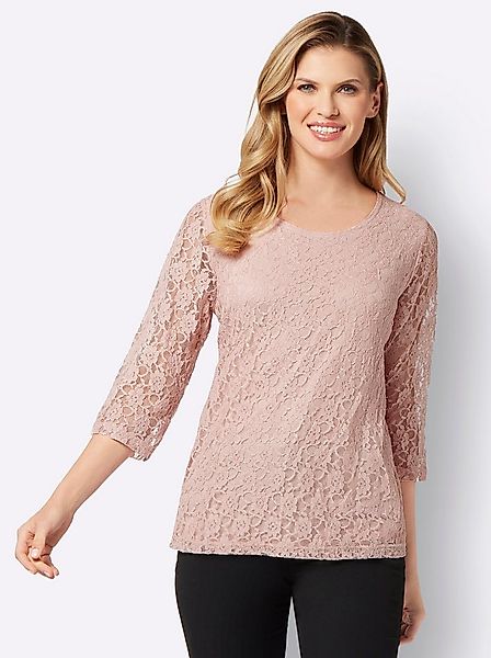 Sieh an! T-Shirt Spitzenshirt . günstig online kaufen