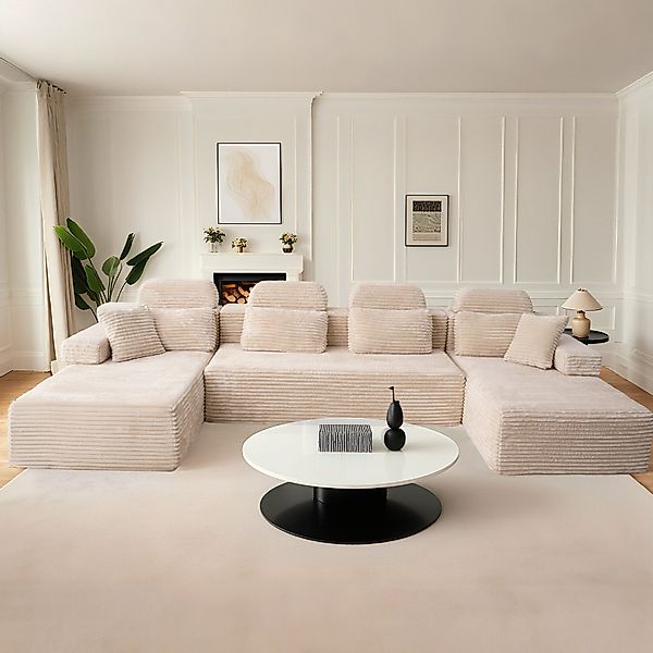 Patbrela Wohnlandschaft U-förmiges modulares Sofa mit günstig online kaufen