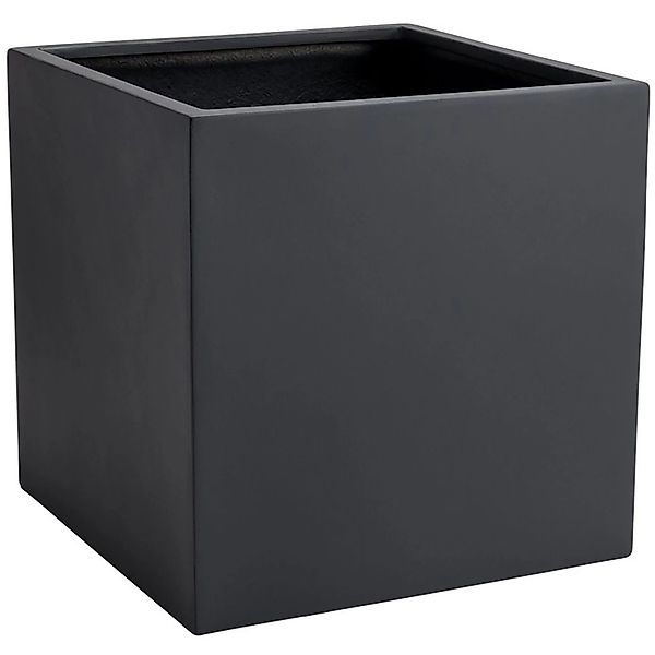 VIVANNO Pflanzkübel Fiberglas BLOCK Würfel - günstig online kaufen