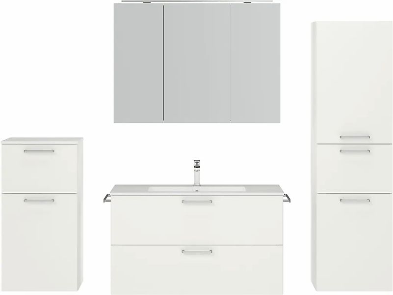 nobilia Badmöbel-Set "Tolvina", (4 St., vormontiert, mit Soft-Close), inkl. günstig online kaufen