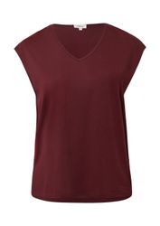 s.Oliver Kurzarmshirt T-Shirt T-Shirt mit V-Ausschnitt günstig online kaufen