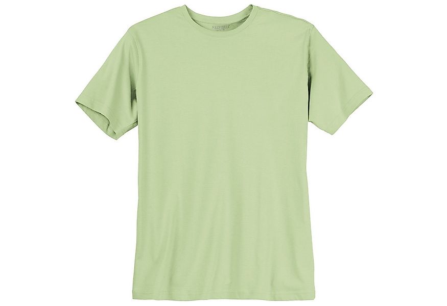 redfield Rundhalsshirt Redfield Basic T-Shirt Tom Übergröße lime günstig online kaufen