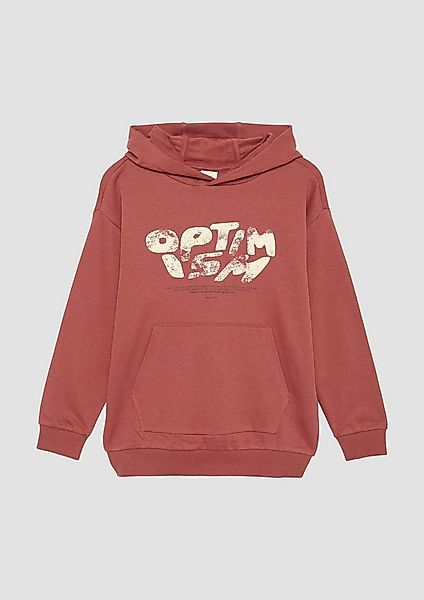 s.Oliver Sweatshirt Sweatshirt Oversized Hoodie mit Frontprint günstig online kaufen