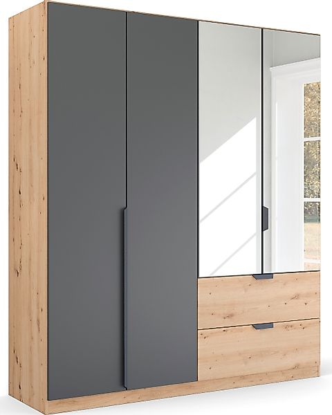 rauch Drehtürenschrank "Kleiderschrank Schrank Garderobe Ankleide DARK&WOOD günstig online kaufen