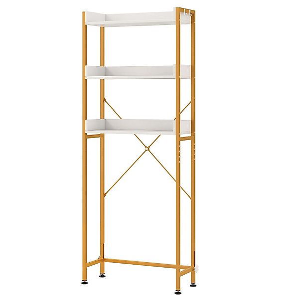 COSTWAY Badregal, Toilettenregal platzsparend, mit 3 günstig online kaufen