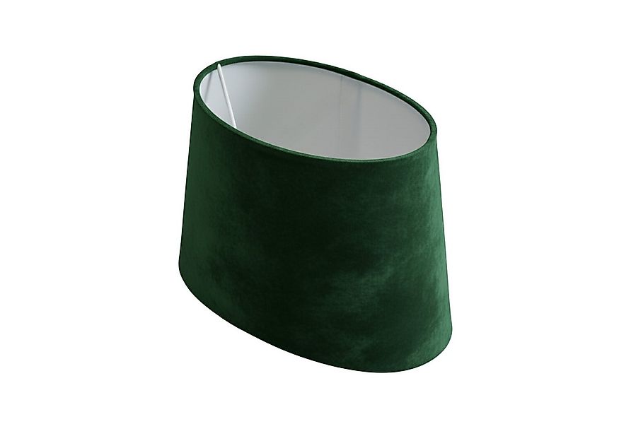 B&S Lampenschirm Lampenschirm oval Velvet grün B:20,5x12/T:17x10/H:14cm, Ji günstig online kaufen