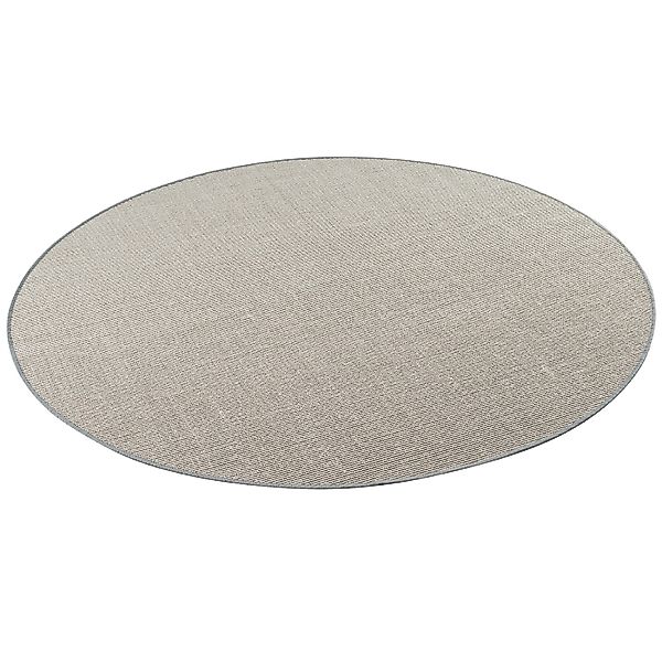 Snapstyle Sisal Natur Teppich Rund Grau 133x133cm günstig online kaufen