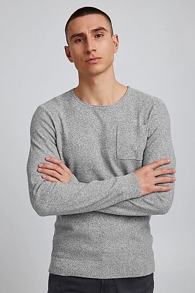 Blend Strickpullover "bhpullover" Stilvoller Feinstrick-Pullover mit Rundha günstig online kaufen