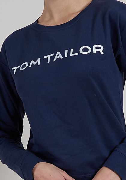 TOM TAILOR Sweatshirt, mit Basic Fit, verziert durch Logoschriftzug günstig online kaufen