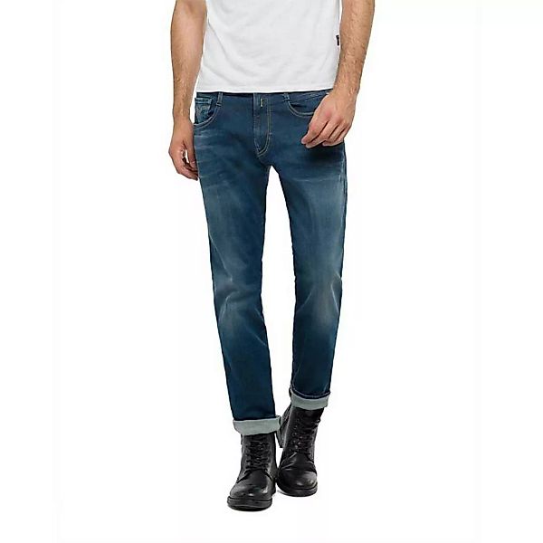 Replay Anbass Hyperflex Slim Jeans 29 Dark Blue günstig online kaufen