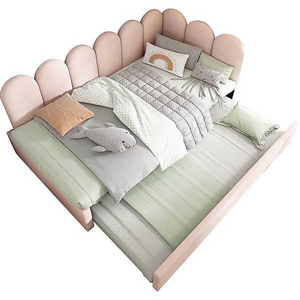 Odikalo Stauraumbett Kinderbett Polsterbett Tagesbett Schlafsofa Samt 90x19 günstig online kaufen