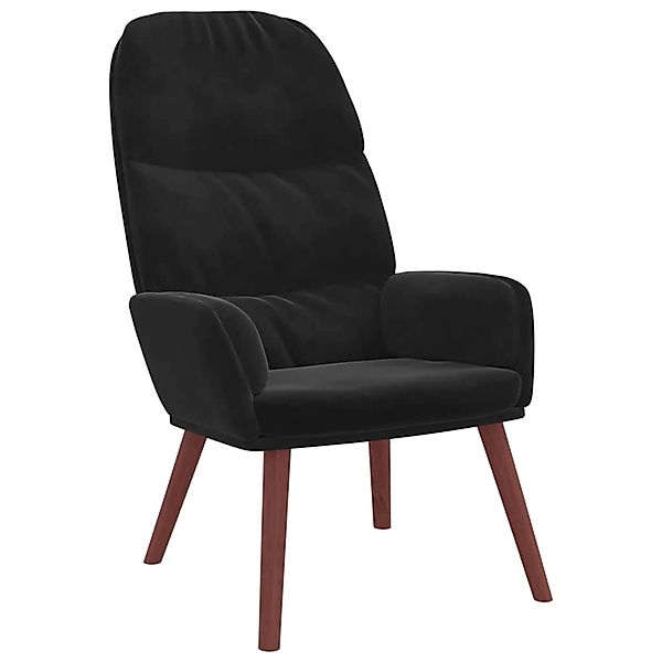 vidaXL Relaxsessel Schwarz Samt 4102616 günstig online kaufen