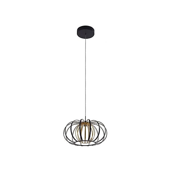 Lucande LED Birger 10030082 Dimmbar Modern in Schwarz aus Metall 1-flammig günstig online kaufen