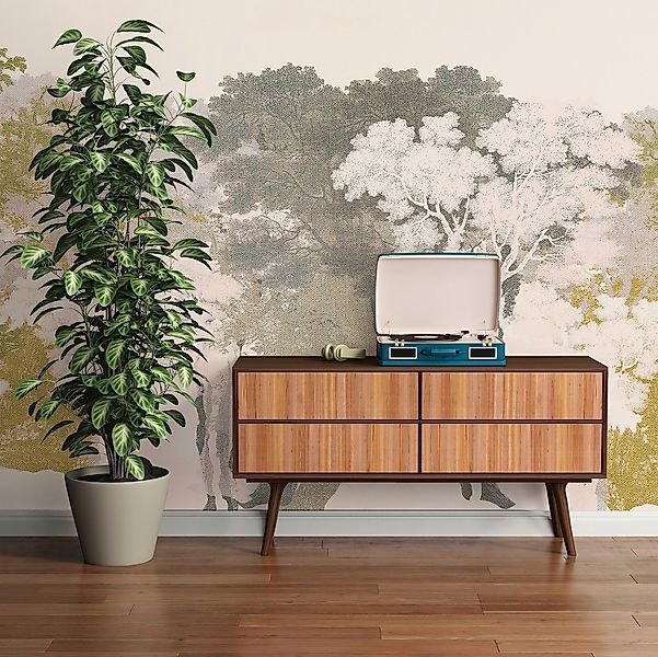 Architects Paper Fototapete »Atelier 47 Forest Blot 2« Wald glatt Vlies, Wa günstig online kaufen