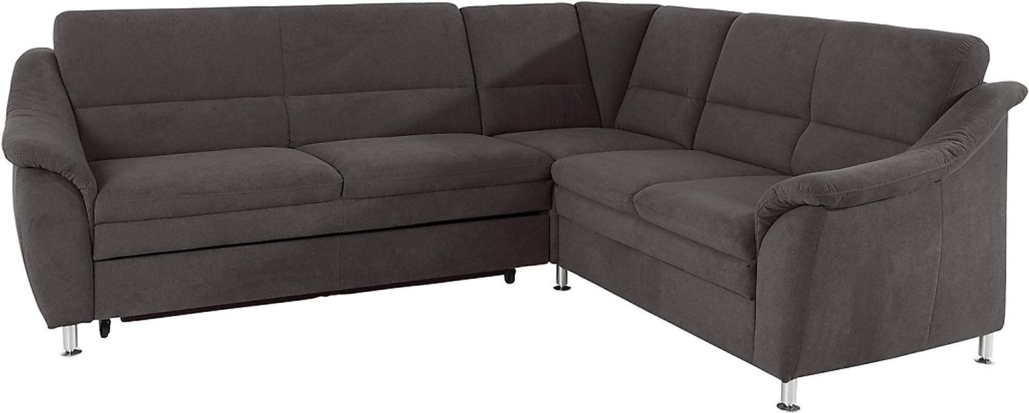 Places of Style Ecksofa »Cardoso L-Form«, Federkern, wahlweise mit Bett, Sc günstig online kaufen