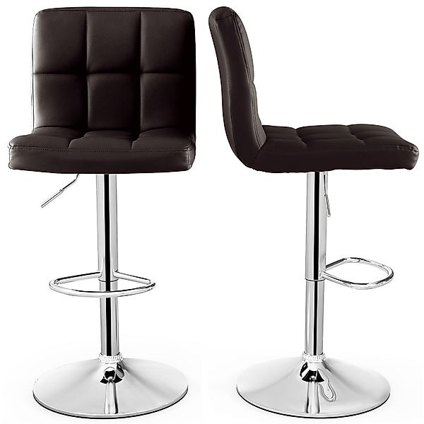 COSTWAY Barhocker (2 St), höhenverstellbar, Drehstuhl günstig online kaufen