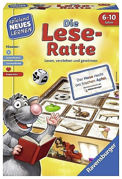 Ravensburger Lernspielzeug Die Lese-Ratte - Kinderspiel ab 6 Jahre günstig online kaufen