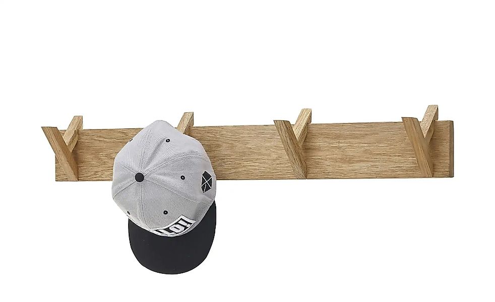 Garderobenleiste  Mörlen ¦ holzfarben ¦ Massivholz ¦ Maße (cm): B: 80 H: 13 günstig online kaufen