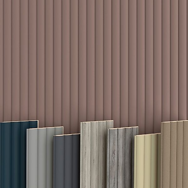 Hexim Wanddekoobjekt Wave De Luxe Mauve günstig online kaufen