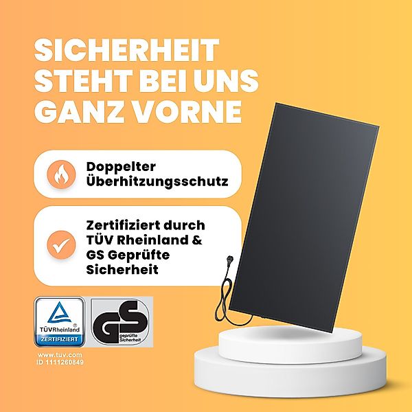 Bringer Infrarotheizung, 300-1200 Watt mit Thermostat günstig online kaufen